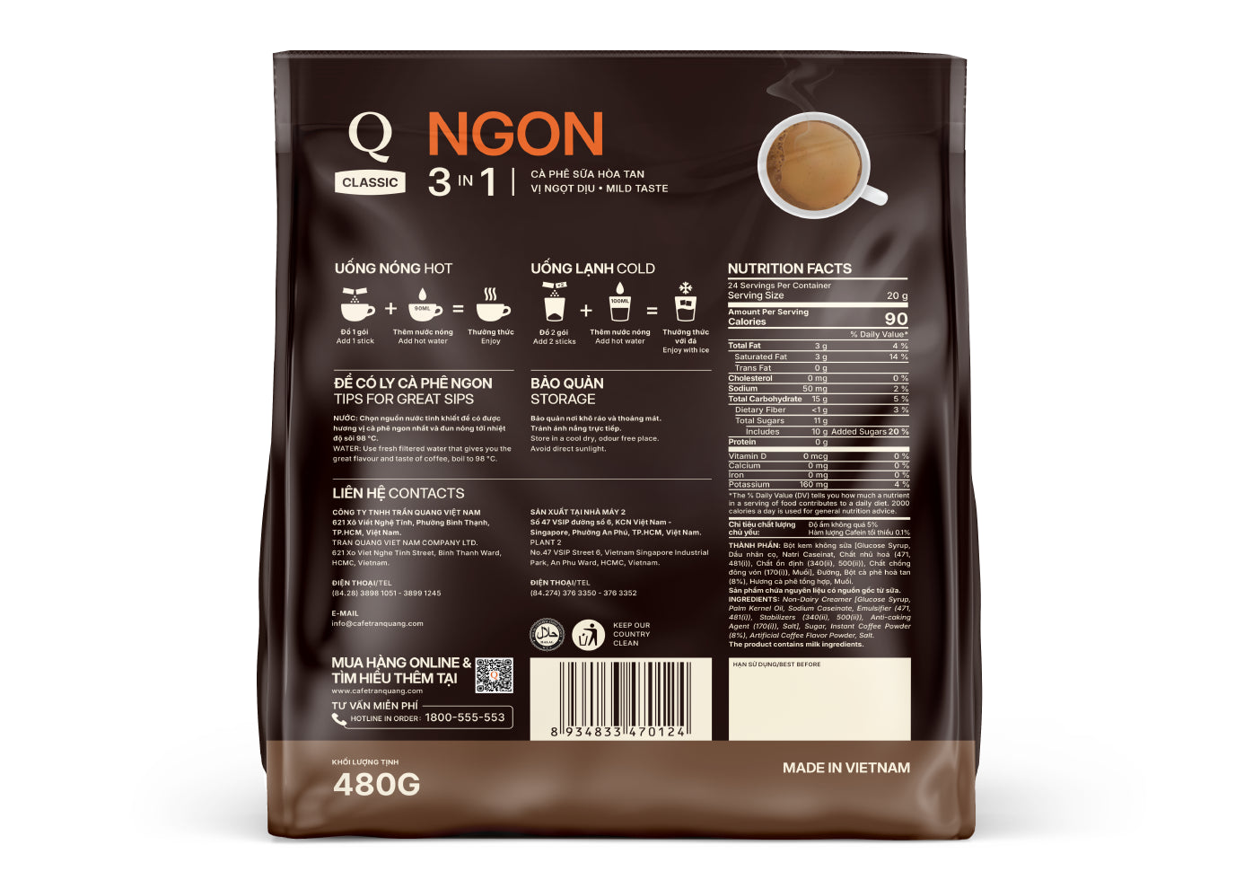 NGON | MILD | Instant Milk Coffee