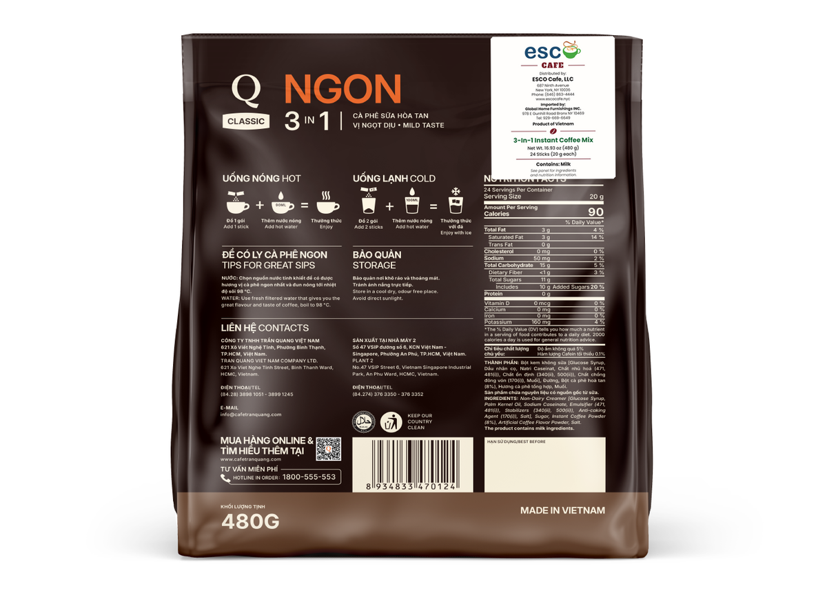 NGON | MILD | Instant Milk Coffee